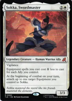 MTG Sokka, Swordmaster (83) | NM | Avatar: The Last Airbender {TLE} - Image 1