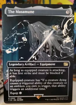 MTG Final Fantasy English The Masamune Borderless 0353 Non-Foil - Image 1