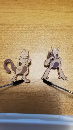 Pokemon Mega Mewtwo Pin And Pokemon Mewtwo Pin - Image 1
