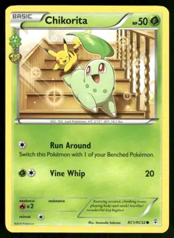Pokemon Tcg Chikorita #RC1 Pokemon Generations LP - Image 1
