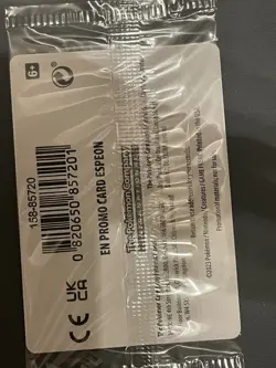 Espeon (Best Buy Exclusive) 086/197 Pokemon Obsidian Flames Stamped Sealed Promo - Image 2