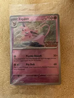 Espeon (Best Buy Exclusive) 086/197 Pokemon Obsidian Flames Stamped Sealed Promo - Image 3