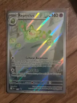 Pokemon Reuniclus Promo SVP 212 Black Bolt & White Flare Illustration Rare TCG - Image 1