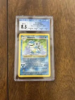Pokemon ~ Base Set ~ Blastoise (Tortank) ~ 1st Edition ~ CGC 8.5 ~ NM/Mint+ - Image 1