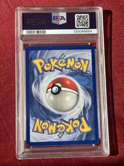 1999 Vintage Pokemon Fossil #56 Tentacool 1st Edition PSA 7 - Image 2