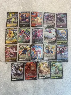 Pokemon TCG Lot of 19 Full Art V Holo Rares - Near Mint Condition - Image 1
