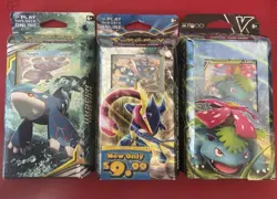 Pokemon TCG Starter Deck Lot of 3 Greninja, Kyogre, Venusaur - Image 1