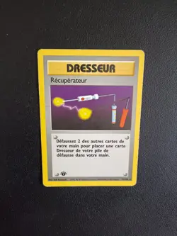 Carte Pokemon Dresseur Recuperateur 74/102 Edition 1 Wizards Set de base FR - Image 1