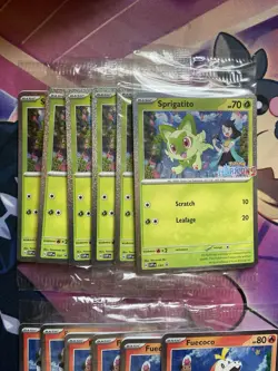 Pokemon Horizons Terapagos & Friends, Fuecoco & Sprigatito Promo Sealed Set X 6 - Image 3