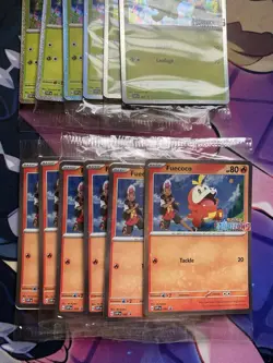 Pokemon Horizons Terapagos & Friends, Fuecoco & Sprigatito Promo Sealed Set X 6 - Image 4
