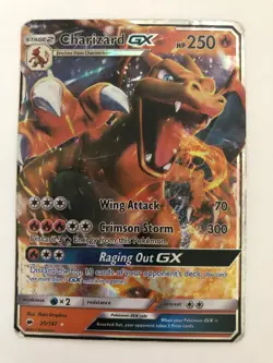 Pokemon TCG Charizard GX 20/147 Sm-Burning Shadows Holo 2017 VG - Image 1