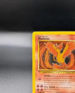 Moltres 27/62 - Fossil Regular - Vintage Pokemon TCG WOTC - LP - Image 2