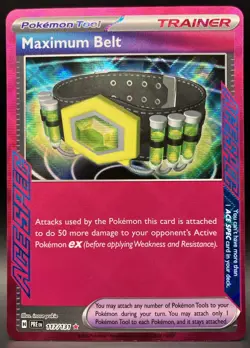 Maximum Belt - 117/131 - Pokemon Prismatic Evolutions ACE SPEC Rare NM - Image 1