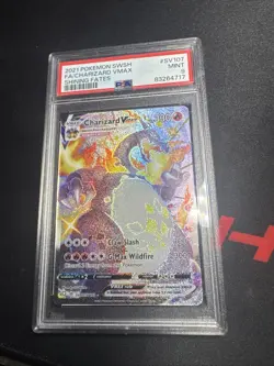 Pokemon TCG Shining Fates Charizard VMAX SV107/SV122 2021 Shiny PSA 9 Mint Rare - Image 1