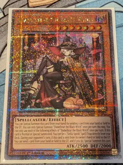 Yu-Gi-Oh Diabellstar the Black Witch Quarter Century Rare Alt Art RA04-EN047 - Image 1