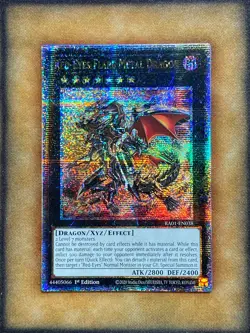 Yugioh Red-Eyes Flare Metal Dragon RA01-EN038 Quarter Century Rare 1st Ed NM - Image 1