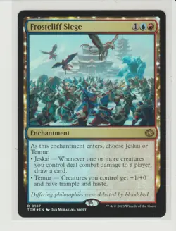 Frostcliff Siege Foil Rare MtG Card TDM 187 - Image 1