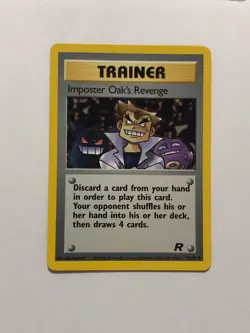 Pokemon Card Team Rocket Imposter Oak's Revenge 76/82 Excellent Condition - Image 1