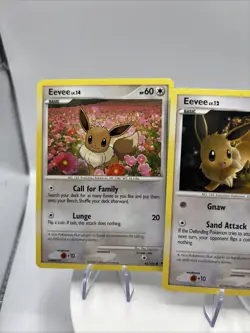 Pokemon eevee 51/64, 62/100, 63/100. 3 Card Lot. LP - Image 2