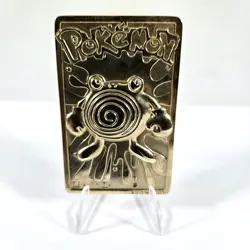 POLIWHIRL 23K GOLD PLATED LIMITED EDITION POKEMON CARD 1999 BURGER KING - Image 1