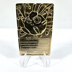 JIGGLYPUFF 23K GOLD PLATED LIMITED EDITION POKEMON CARD 1999 BURGER KING - Image 2
