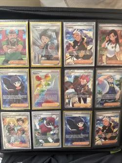Lot Of 12 Pokemon Trainer & Supporter Cards Full Art Pokemon Cards TCG Giovanni - Image 1