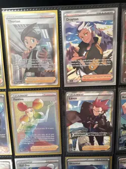 Lot Of 12 Pokemon Trainer & Supporter Cards Full Art Pokemon Cards TCG Giovanni - Image 3