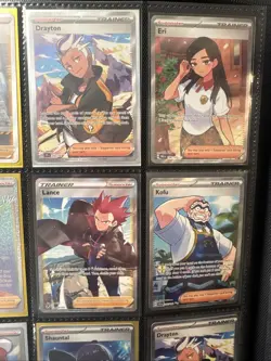 Lot Of 12 Pokemon Trainer & Supporter Cards Full Art Pokemon Cards TCG Giovanni - Image 4