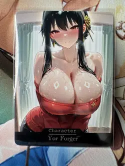 Yor Forger Spy X Family hentai Anime Doujin Waifu Custom Art Card - Image 1