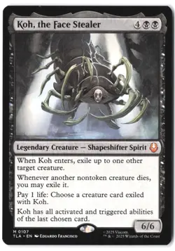 Koh, the Face Stealer 107 MTG Avatar TLA NM - Image 1