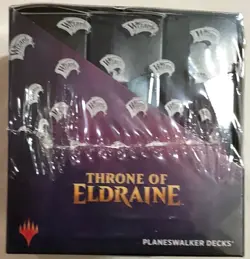 Full Display of 6 Planeswalker Decks MTG Magic the Gathering THRONE OF ELDRAINE - Image 2