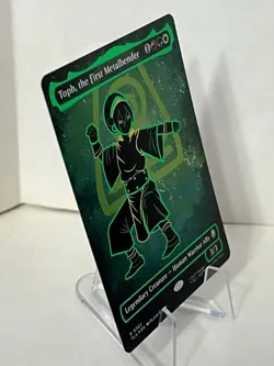 1x - Toph, the First Metalbender - NEON INK FOIL - Avatar: Last Airbender NM MTG - Image 5