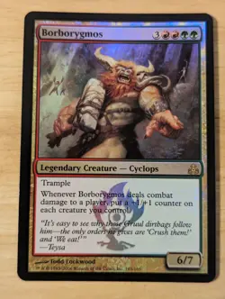Magic the Gathering MTG Borborygmos Guildpact 103/165 FOIL Rare - Image 1