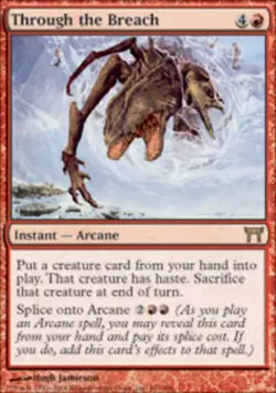 MTG Through the Breach, Light Play, English Champions of Kamigawa - Image 1