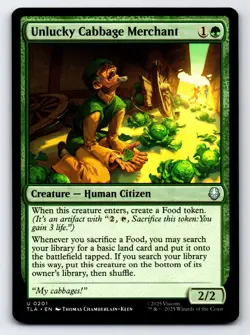 Unlucky Cabbage Merchant U Avatar: The Last Airbender # 201 NM Normal - Image 1