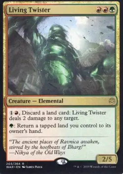 LIVING TWISTER 203/264 WAR OF THE SPARK MTG MAGIC NM - Image 1