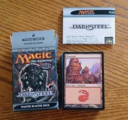 MTG Darksteel Theme Decks Lot Master Blaster Mind Swarm Transference - Image 3