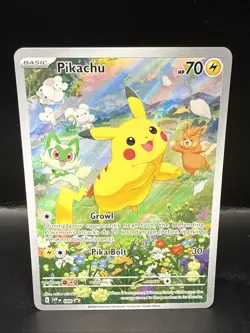 Pokemon Pikachu SVP 088 Scarlet & Violet Full Art Holo Black Star Promo - Image 1