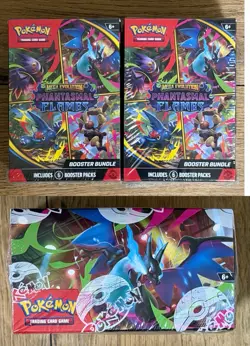 Pokemon TCG Phantasmal Flames Booster Box & Booster Bundle Lot Of 2 Sealed! - Image 1