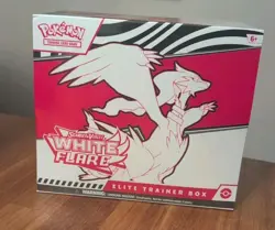 Pokemon Scarlet and Violet White Flare Elite Trainer Box ETB Sealed IN HAND - Image 1