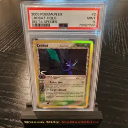 CROBAT - HOLO - PSA 9 - 2005 POKEMON EX DELTA SPECIES - #2 - Image 1
