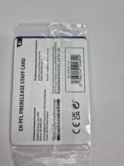 Pokemon Phantasmal Flames Prerelease Staff Promo SEALED - Image 2