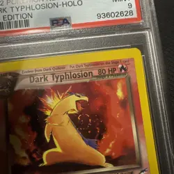 Pokemon Dark Typhlosion Neo Destiny Holo Mouth Swirl 1st Edition 10/105 PSA 9 - Image 3