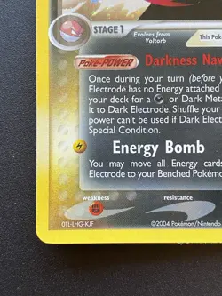Pokemon TCG - Dark Electrode 4/109 - EX Team Rocket Returns - Holo Rara - Image 2