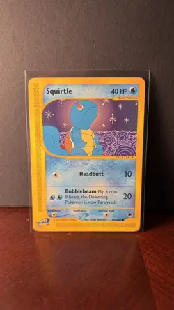 Pokemon - Squirtle Expedition 132/165 Common Non Holo - Image 1