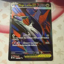 163 Mega Latias ex Full Art Ultra Rare Pokemon Mega Evolution English - Image 1