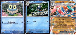 Pokemon Froakie Frogadier Greninja ex 056 057 041 106 167 Promo Set Holo - Image 1