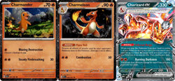 Pokemon Charmander Charmeleon Charizard SVP 106 Cosmos 007 008 Promo Set Holo - Image 1