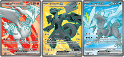 Pokemon Reshiram Zekrom Kyurem ex Full Art Ultra Rare Set 158 157 WHT BLK - Image 1