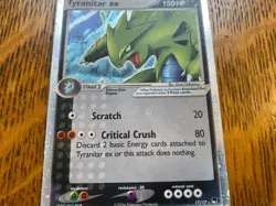 2004 Pokemon Tyranitar EX 17/17 Holo Ultra Rare POP Series 1 - HP - Image 3